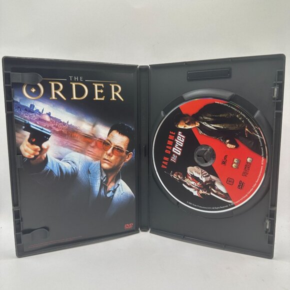 Van Damme The Order DVD Video Rated R Full Screen Columbia Tristar - Picture 2 of 3